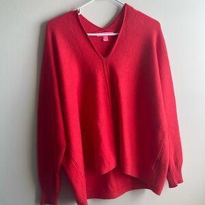 Lilly Pulitzer red sweater with sparkly detail size L